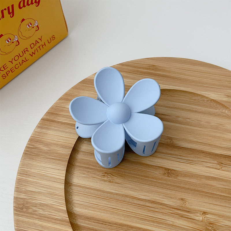Pince à cheveux fleur givrée couleur bonbon d'été