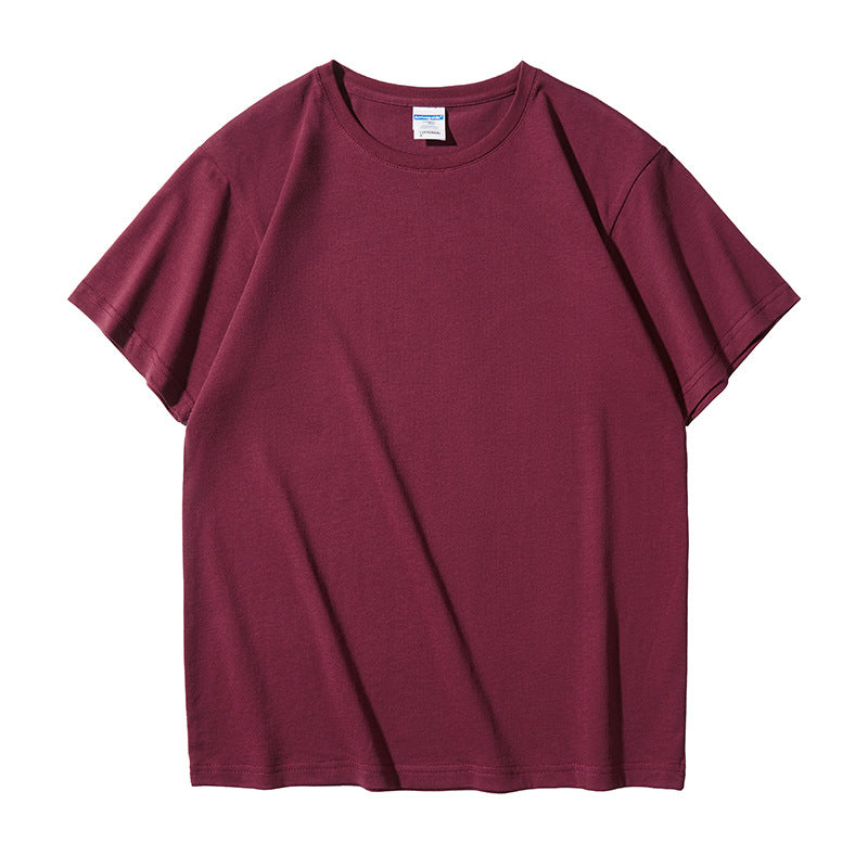 Double Yarn Combed Cotton 210g Blank Light Board T-shirt