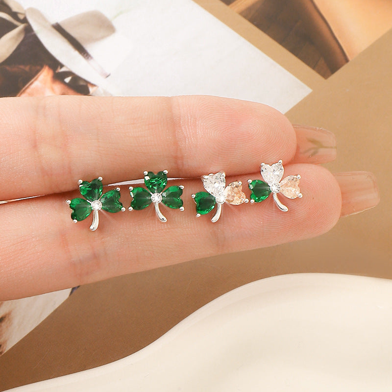 All-matching Women's Crystal Stylish Flower Earrings