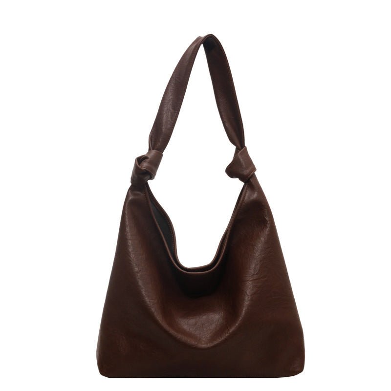 Bolso de axila Bolsos de mano retro casuales de gran capacidad para mujer