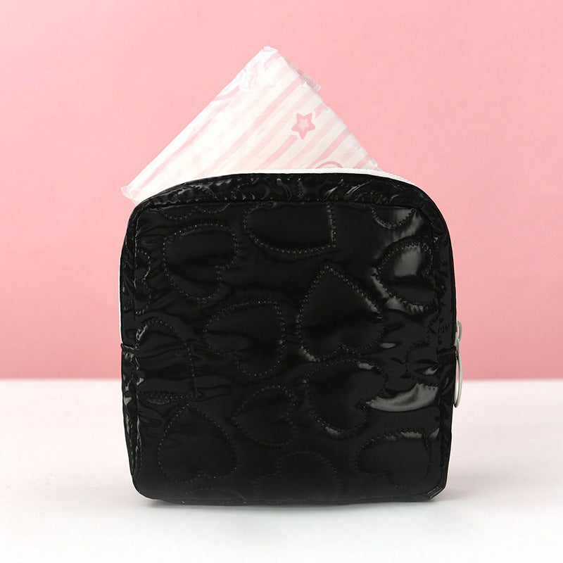 Sac de rangement couleur bonbon, mignon, étudiant Portable