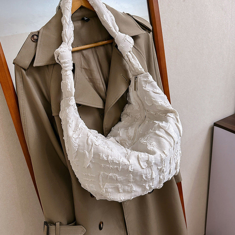 Mesh Female Cloud Bag Crossbody