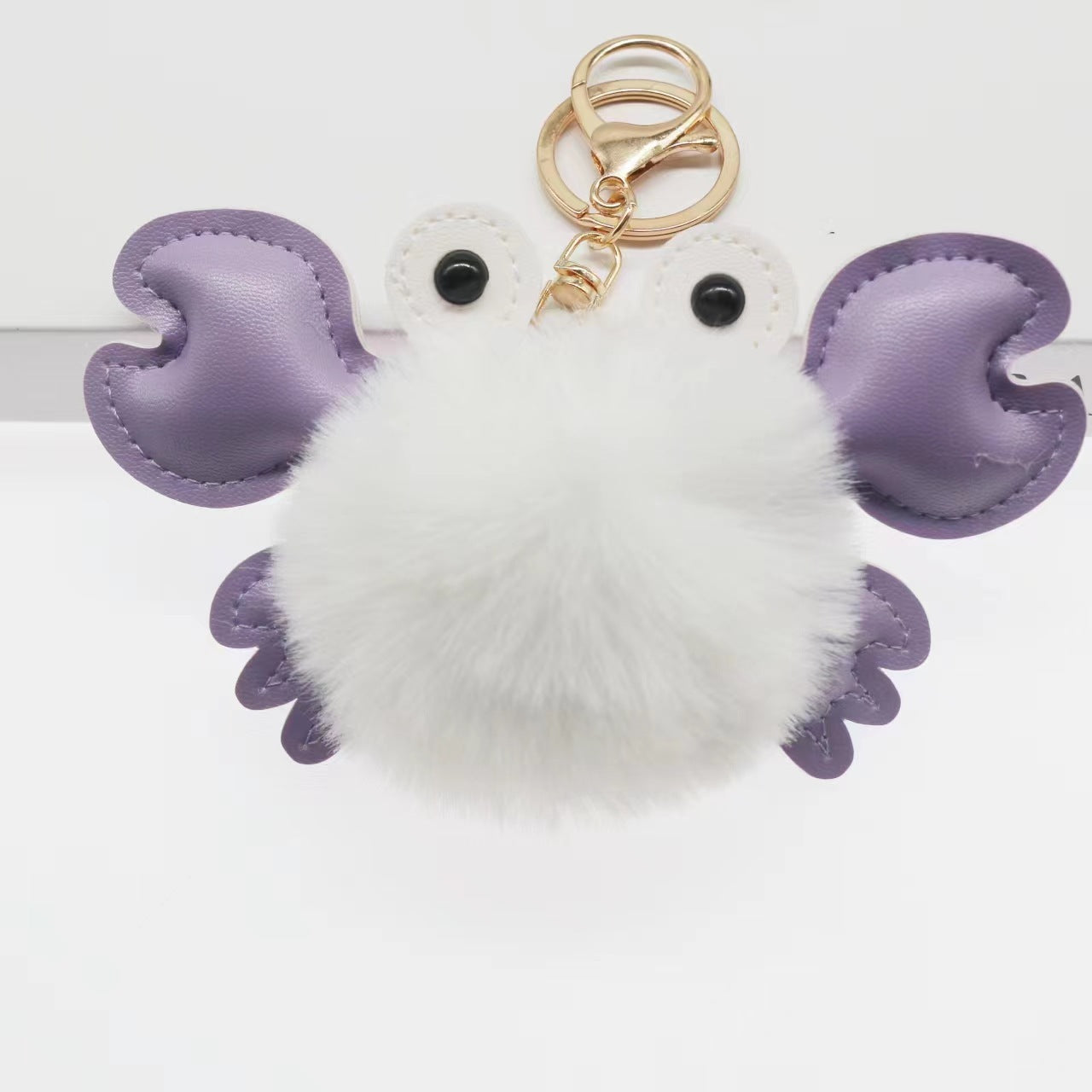Pendentif porte-clés crabe mignon de dessin animé