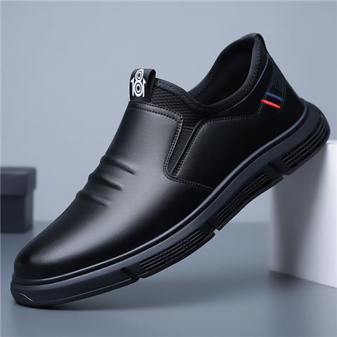 Zapatos de cuero casuales de negocios para hombres Fondo suave coreano