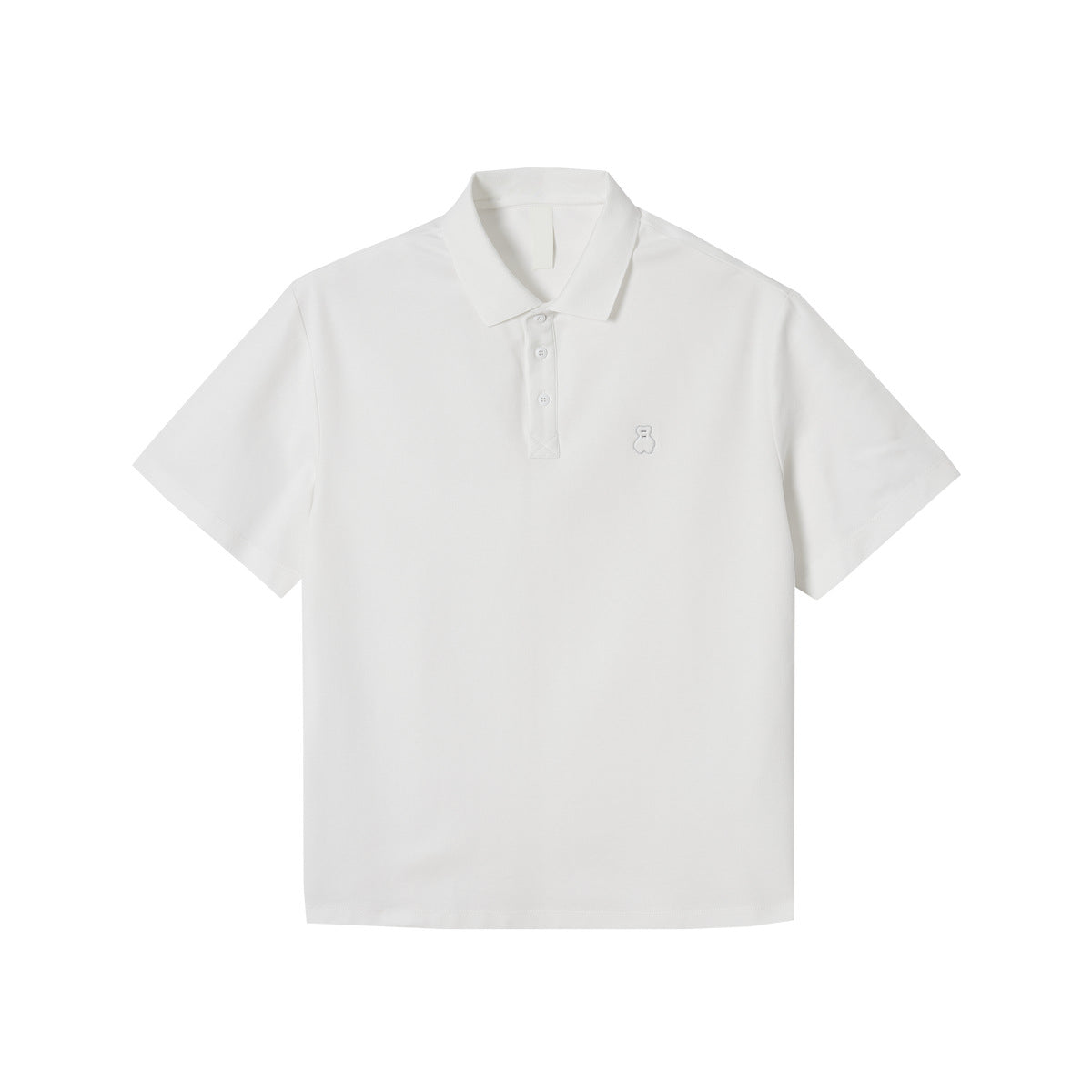 Cool Pearl Polo Shirt Embossing Men's Lapel T-shirt