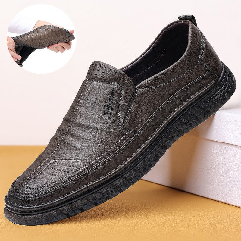 Zapatos casuales de superficie suave y transpirable para hombre