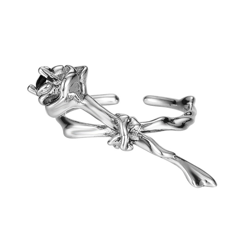 Sterling Silver Rose Ring For Women