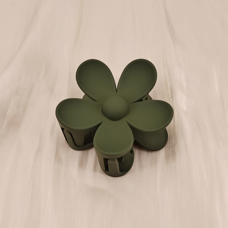 Pince à cheveux fleur givrée couleur bonbon d'été