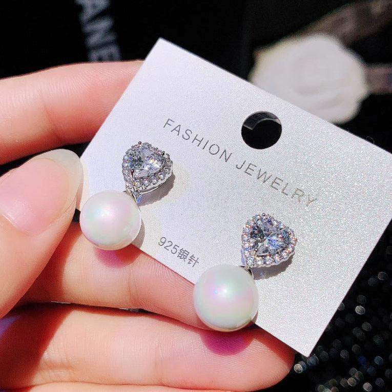 Boucles d'oreilles à tige en perles d'intérêt spécial pour femmes