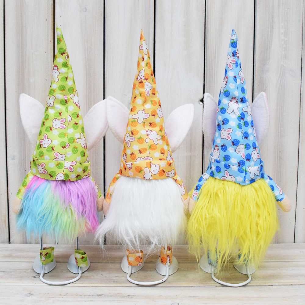 Décorations de poupée bébé sans visage avec lumières de Pâques