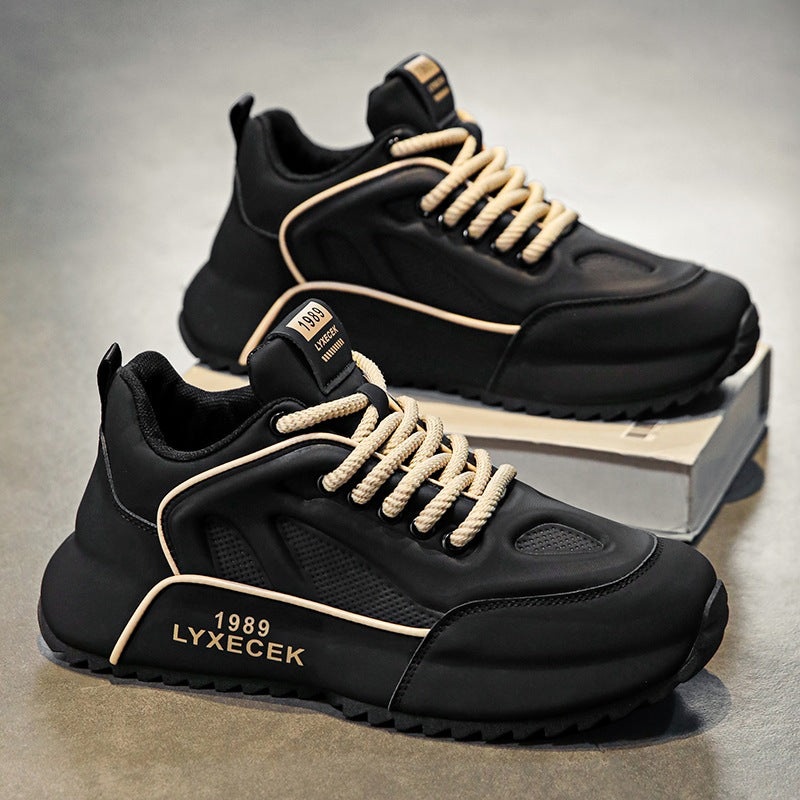 Zapatos de hombre Marca de moda Deportes Altura creciente Parte inferior