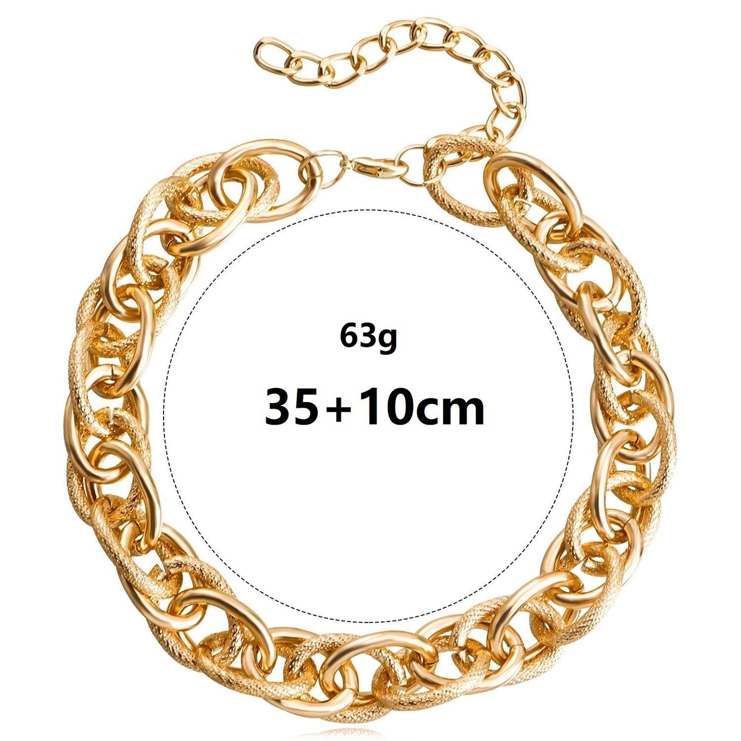 Collier Simple à coutures colorées pour femmes, style Hip-hop de rue