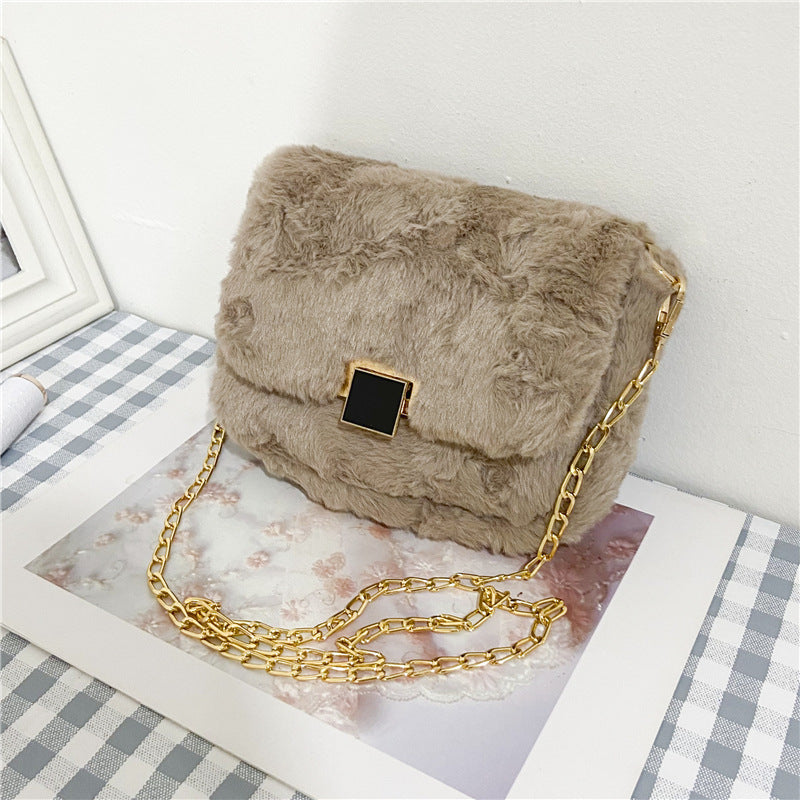 Sac à chaîne à bandoulière simple à la mode pour femmes