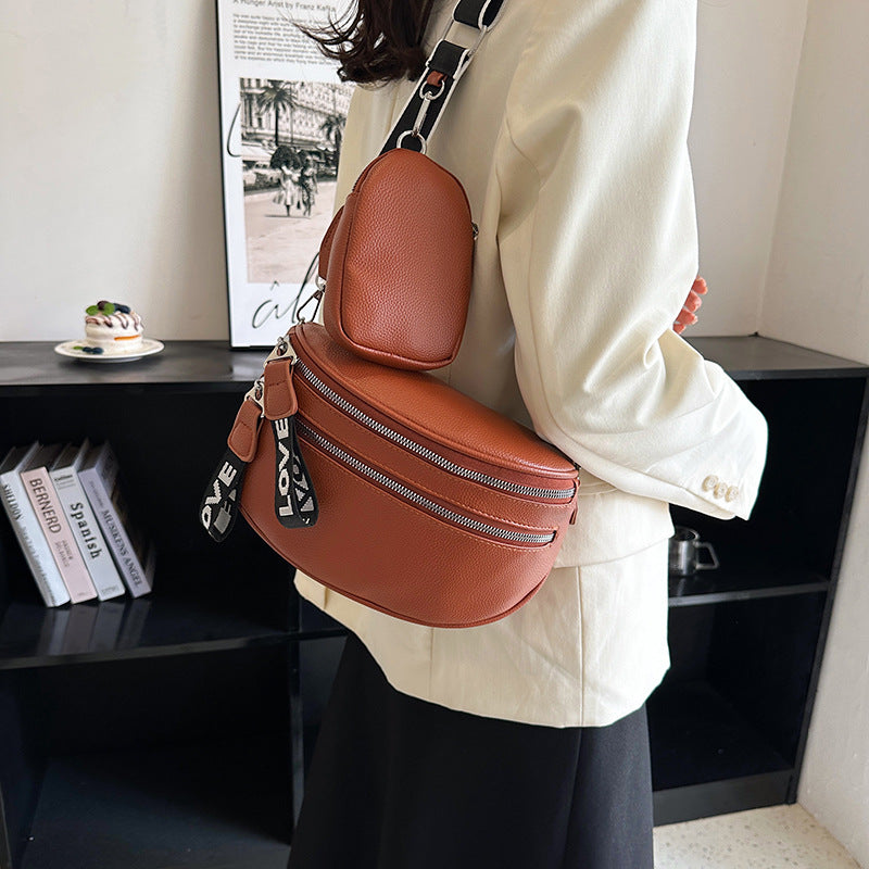 Sac messager à bandoulière simple pour femmes