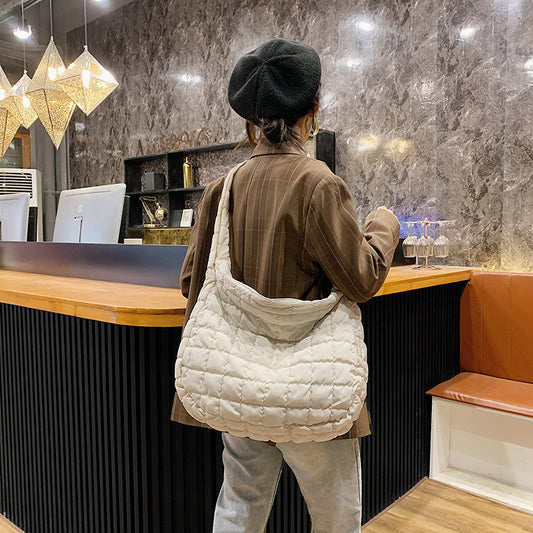 Sac messager à bandoulière décontracté de grande capacité pour femmes