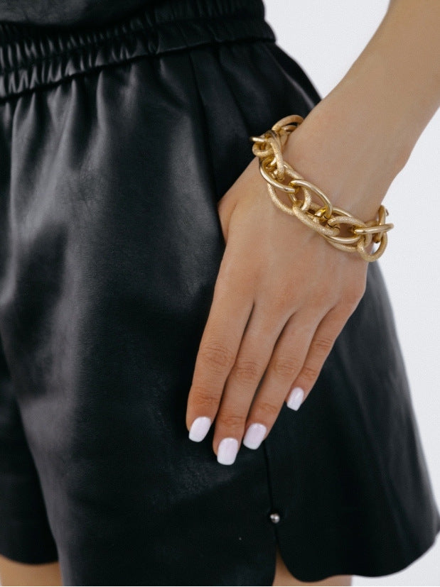 Collier Simple à coutures colorées pour femmes, style Hip-hop de rue