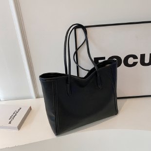 Sac à bandoulière de grande capacité pour l'automne et l'hiver, fourre-tout décontracté de classe rétro