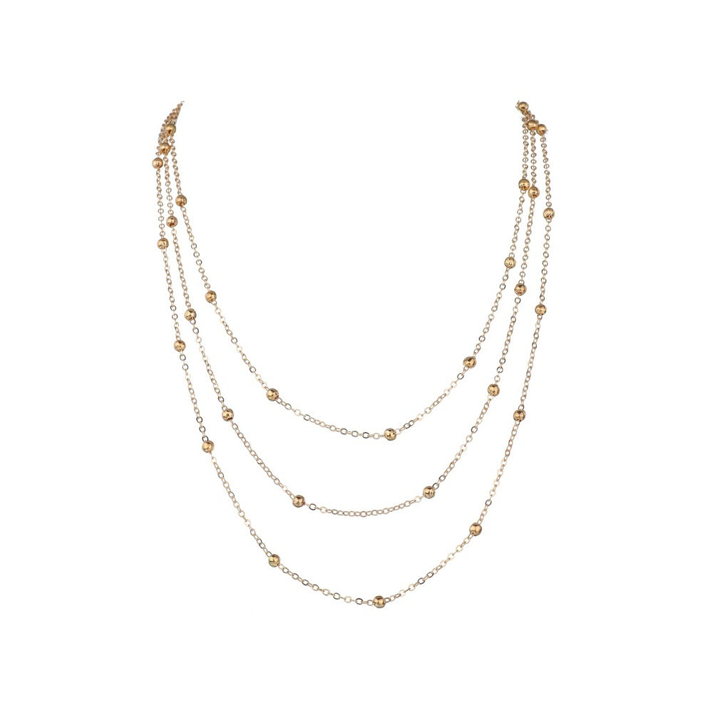 Metal Adjustable Women's Personality Twin Necklace