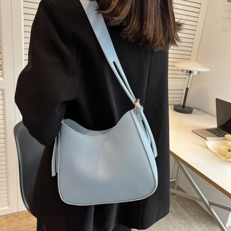 Sac à bandoulière seau pour femmes, sac à bandoulière mode Simple Portable