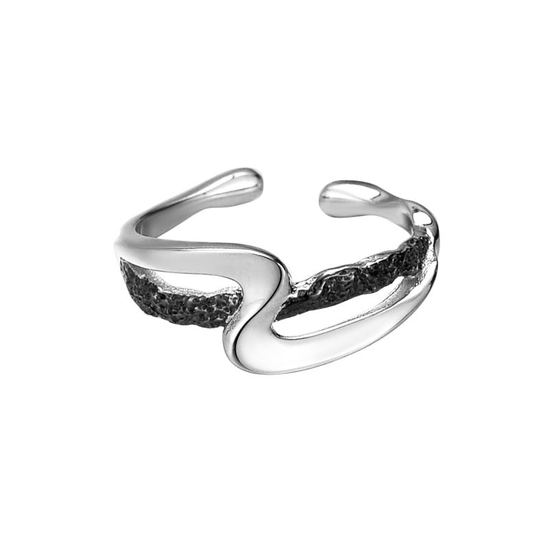 Fashion Unique Design Two-tone Ring