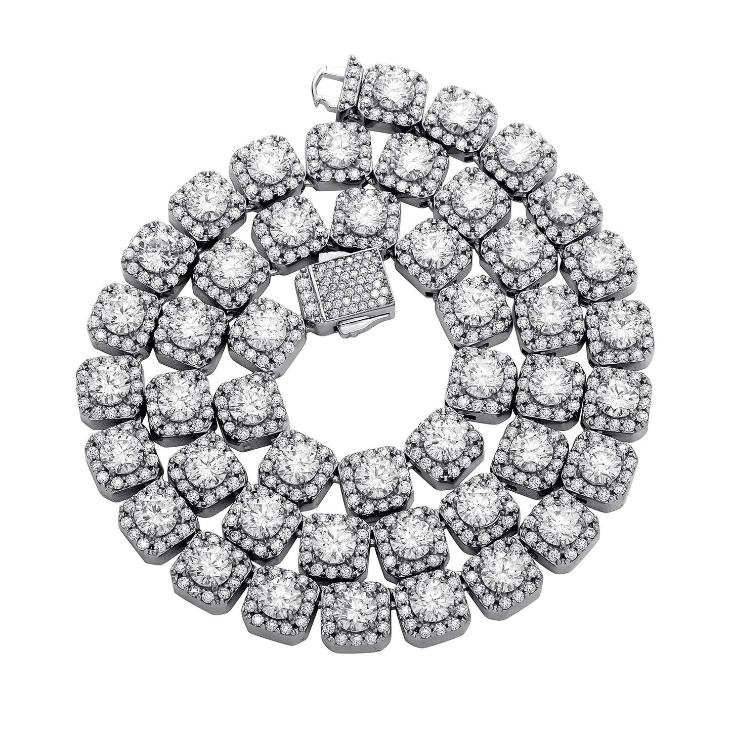 Collar Hip Hop Hombre Plata Candy