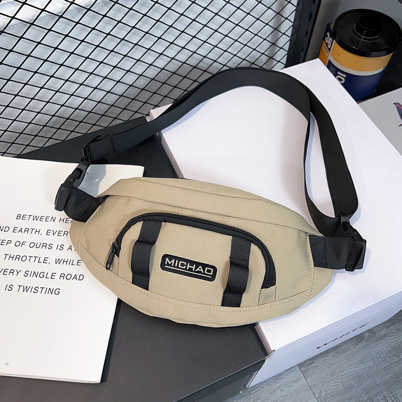 Sac de poitrine pour vêtements de travail, tendance de rue, sac à bandoulière personnalisé Hip Hop