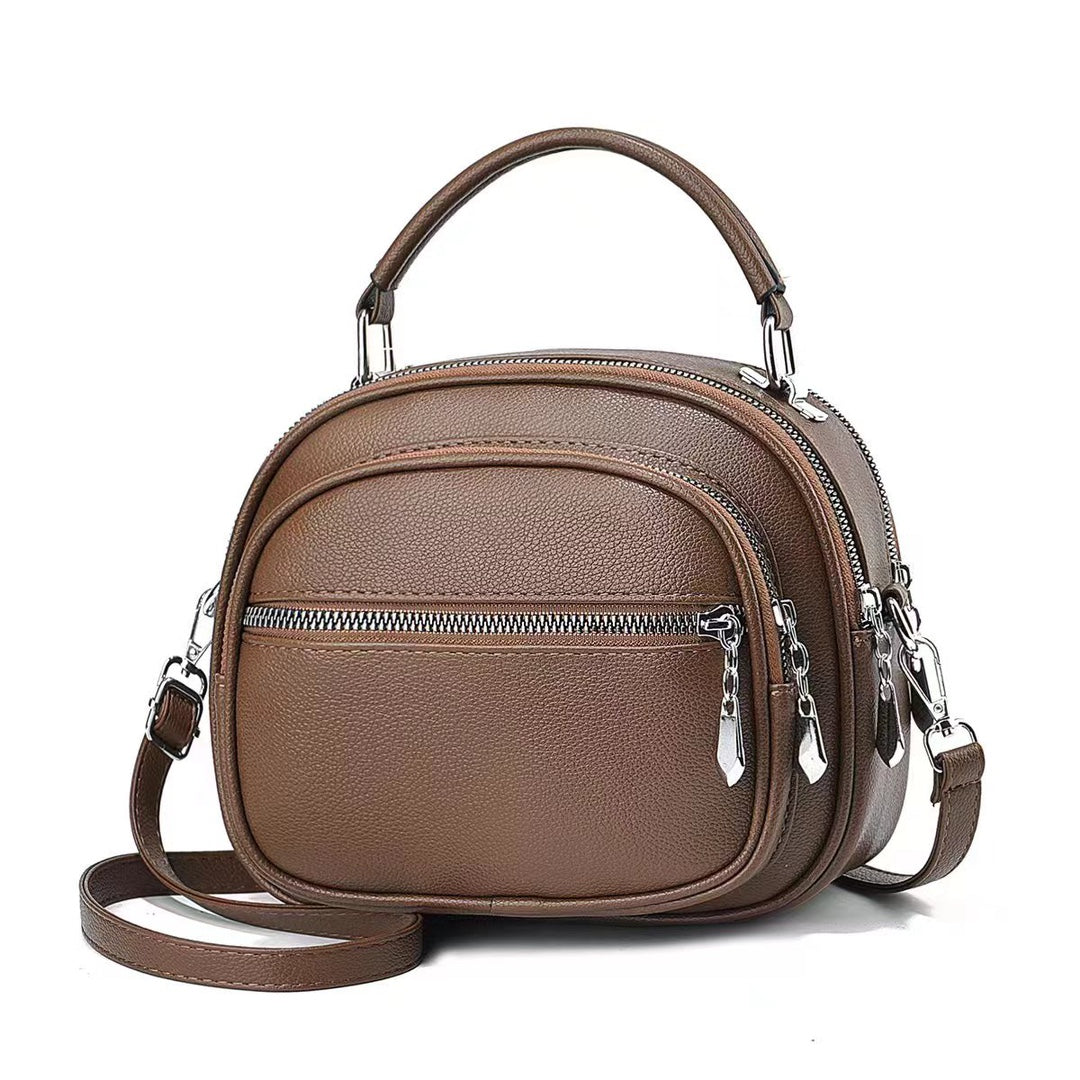 Sac messager multicouche femme Simple grande capacité