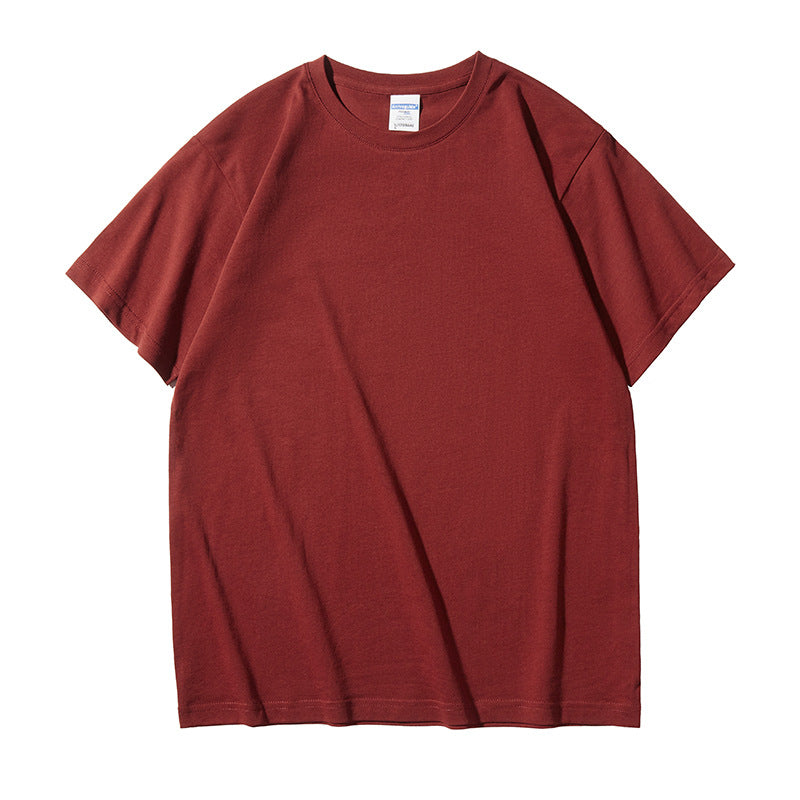 Double Yarn Combed Cotton 210g Blank Light Board T-shirt