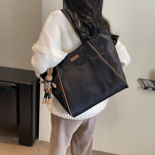 Bolso de mano de gran capacidad, bolso de hombro para ir al trabajo de estilo coreano, novedad de primavera y verano, bolso de mano de ocio que combina con todo