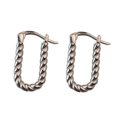 Women's Simple Elegant Twist U-shaped Ear Clip