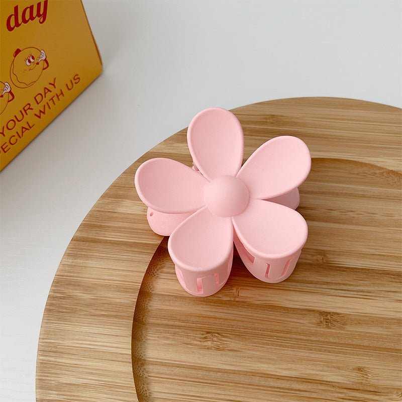 Pince à cheveux fleur givrée couleur bonbon d'été