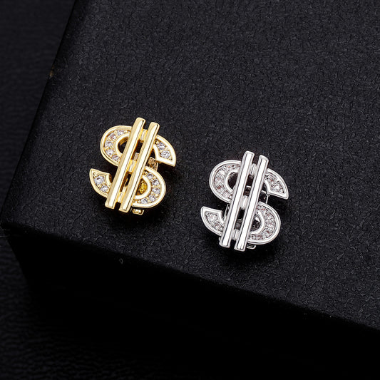 Enchufe de diente de amor con cruz de dólar personalizado