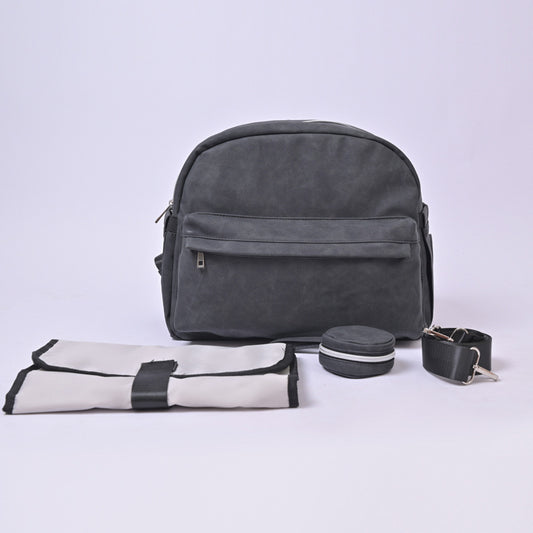 Sac à dos multifonctionnel pour maman, grande capacité en cuir PU, séparation sèche et humide, sac de voyage pour bébé