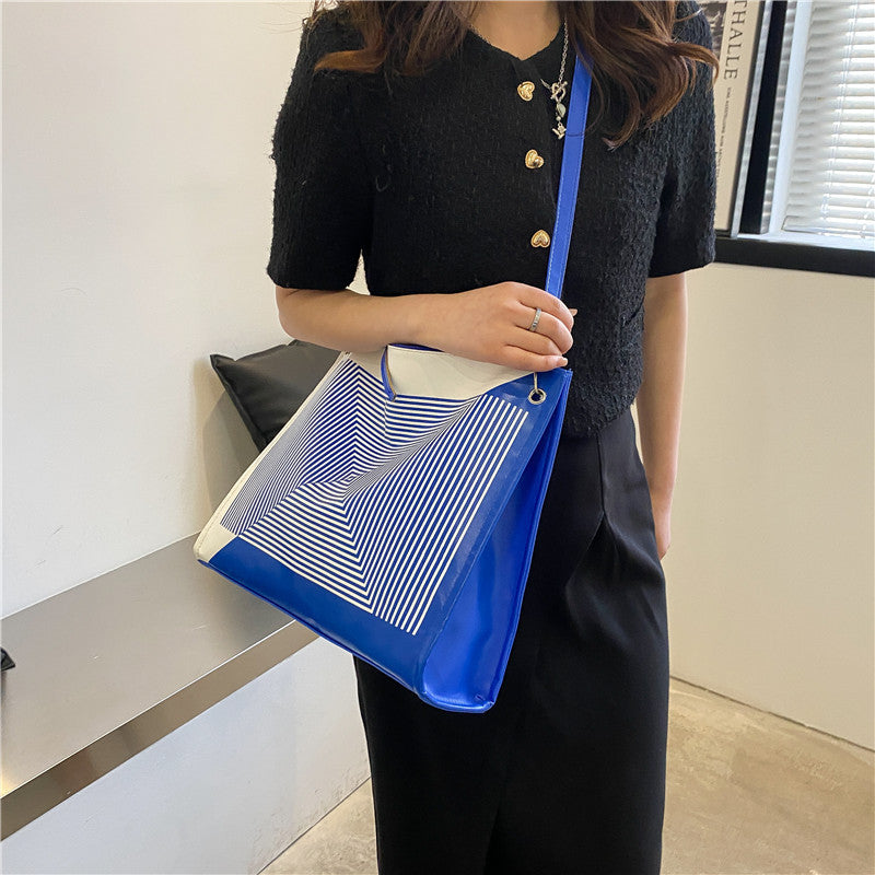 Bolso de mano casual de tendencia de hombro de mujer bandolera de gran capacidad