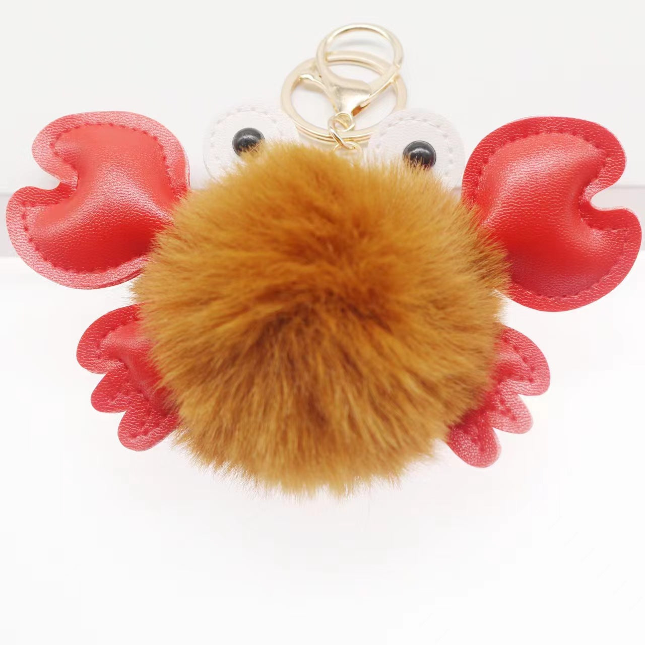 Pendentif porte-clés crabe mignon de dessin animé