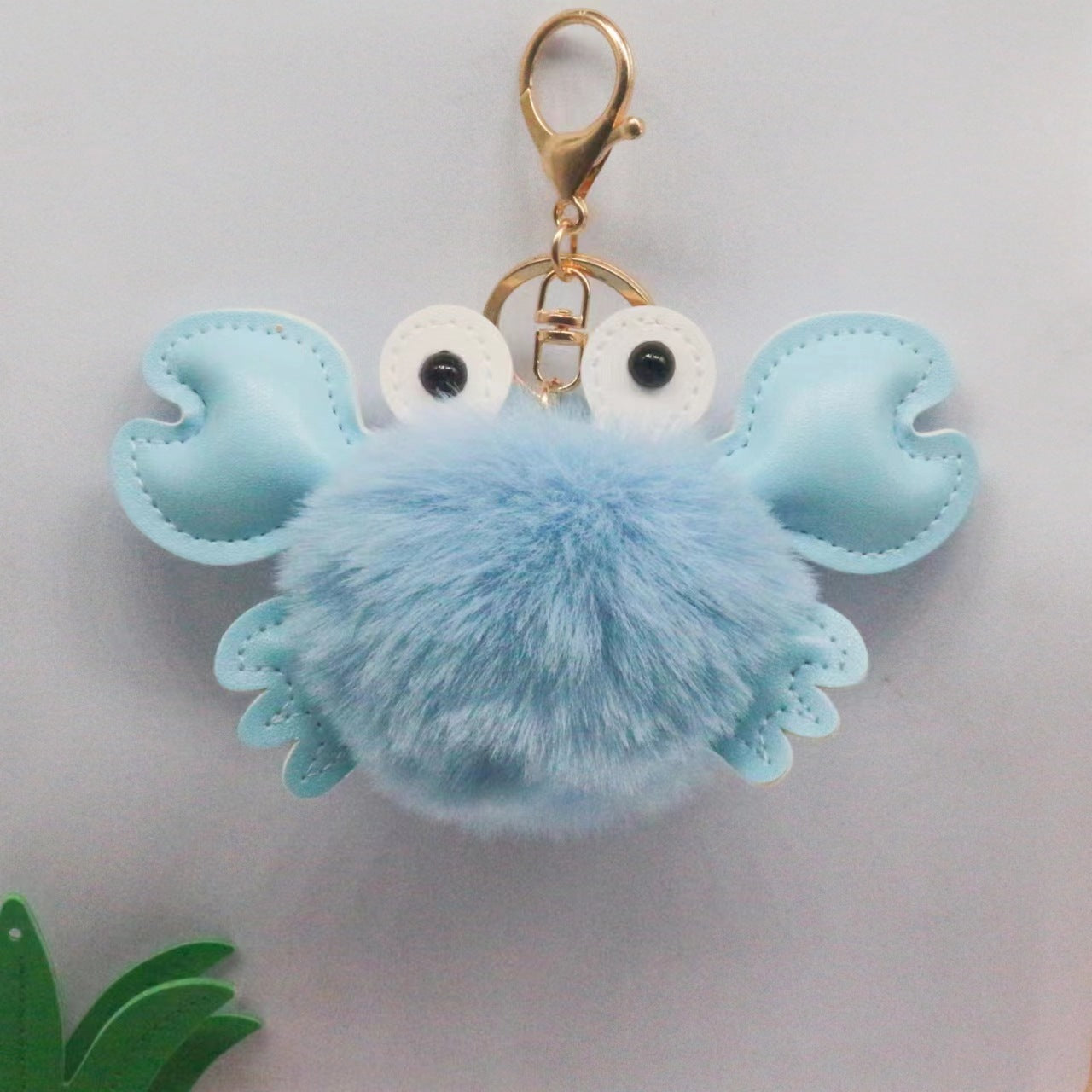 Pendentif porte-clés crabe mignon de dessin animé