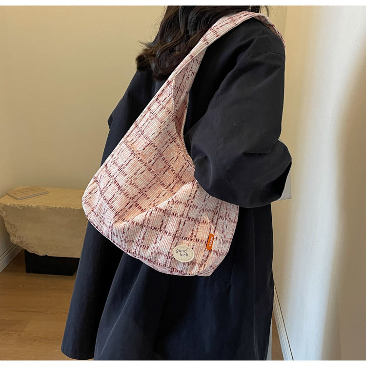 Large Capacity Women's Knitted Woven Bag