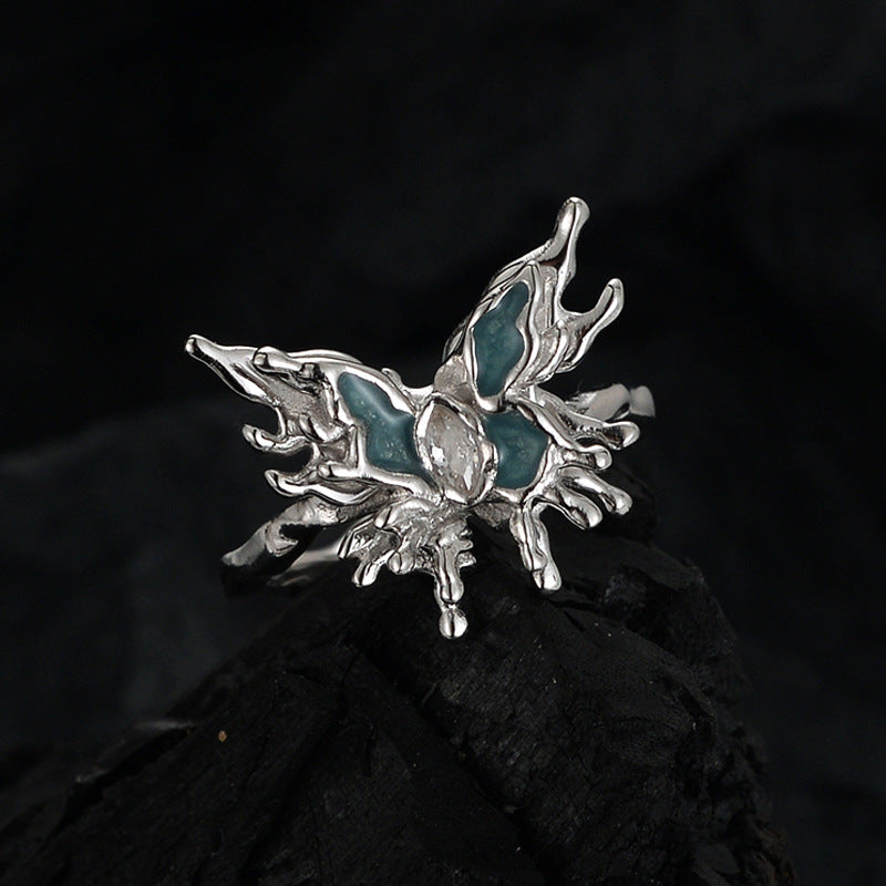 Bague papillon en forme de mode pour femmes