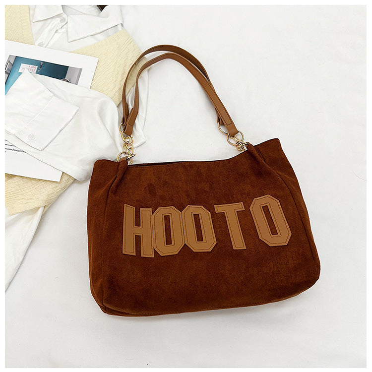Simple Letter Printing Women's Bag Simple