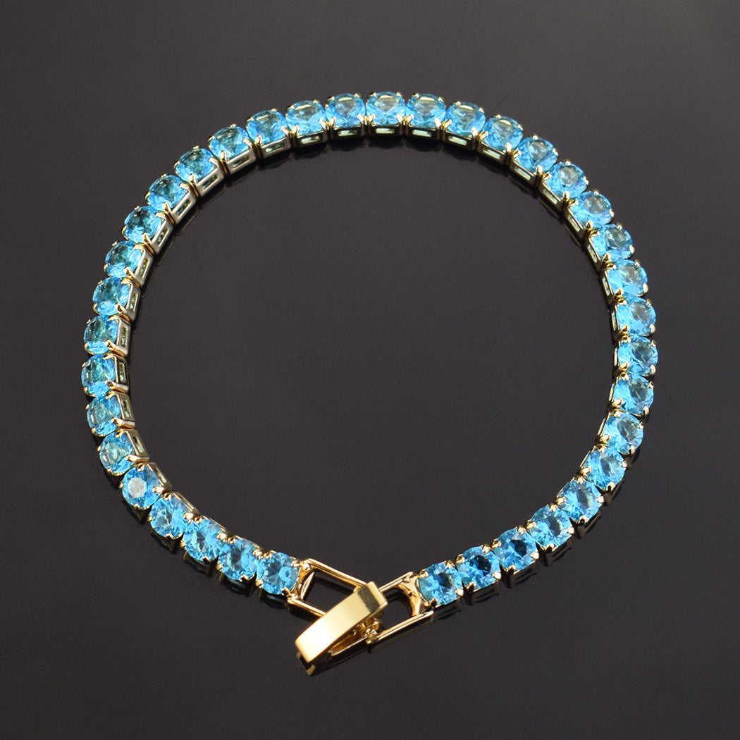 Bracelet tennis diamant mode femme