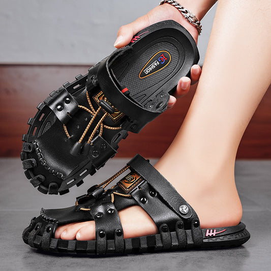 Sandalias de hombre deportivas antideslizantes resistentes al desgaste al aire libre