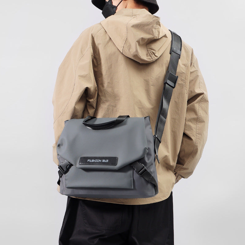 Sac à bandoulière imperméable et résistant à l'usure, petit sac de cyclisme carré pour loisirs et déplacements, tendance