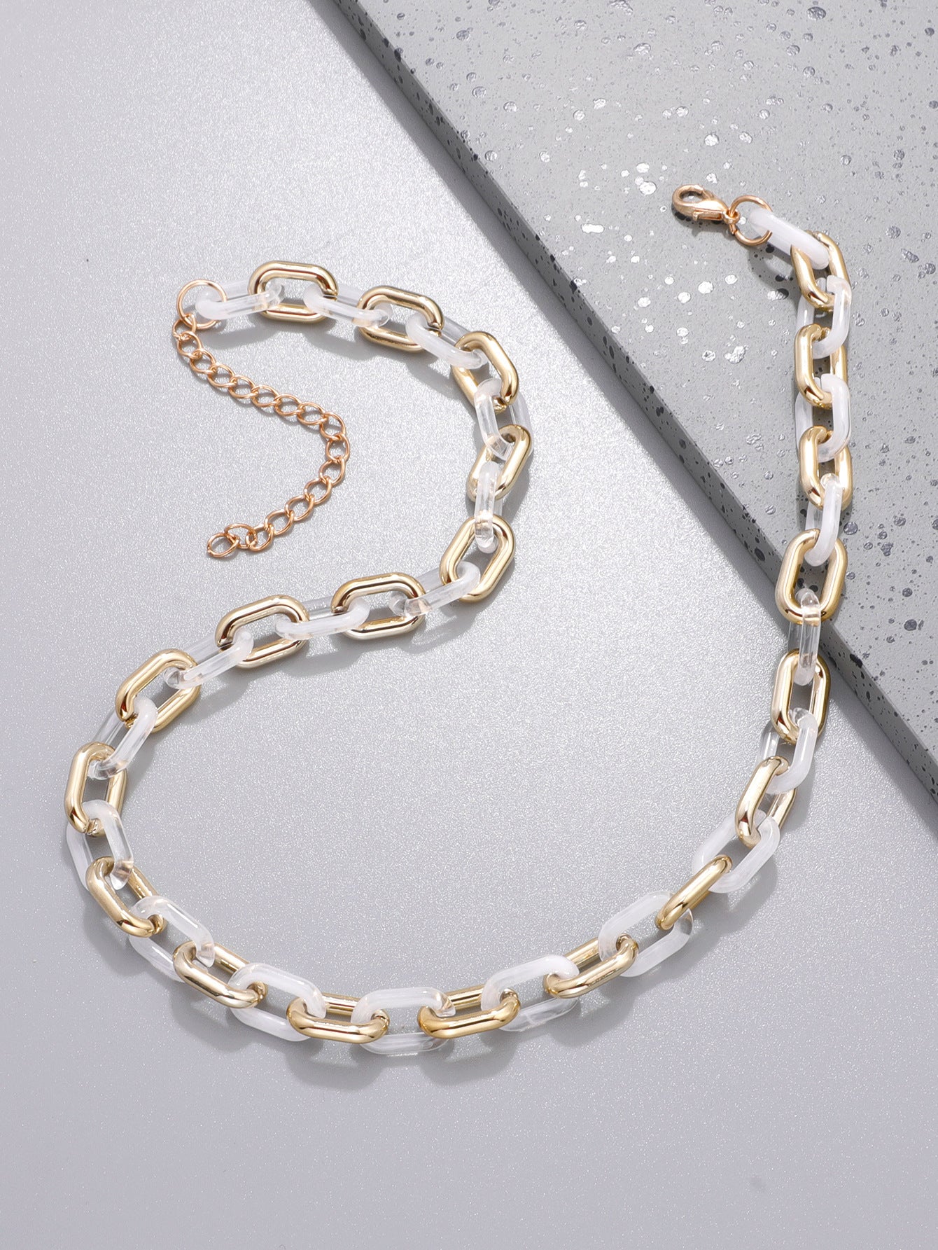 Collier de texture acrylique couleur Street Shot populaire