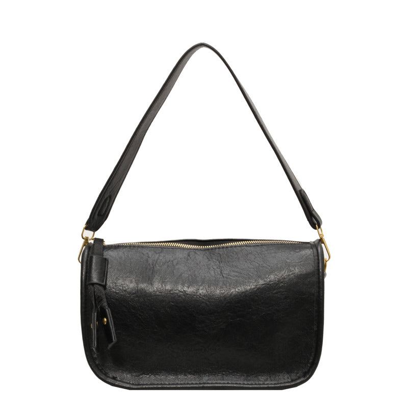Boston Bag Women's Soft Leather Large Capacity Shoulder Crossbody