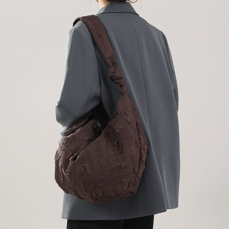 Mesh Female Cloud Bag Crossbody