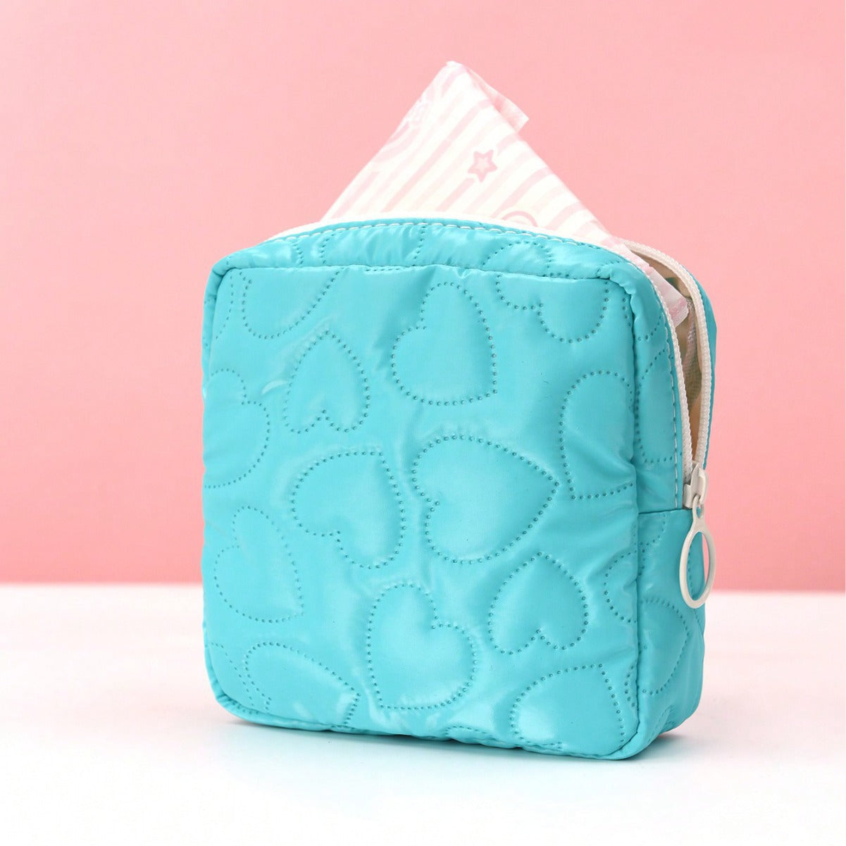 Sac de rangement couleur bonbon, mignon, étudiant Portable