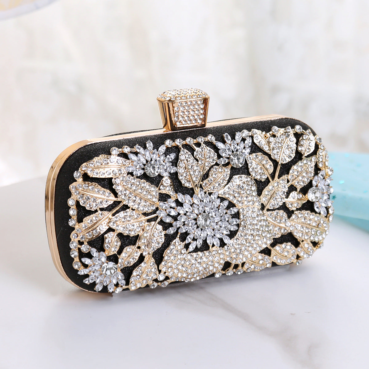 Sac à main pour dames européennes et américaines avec diamants