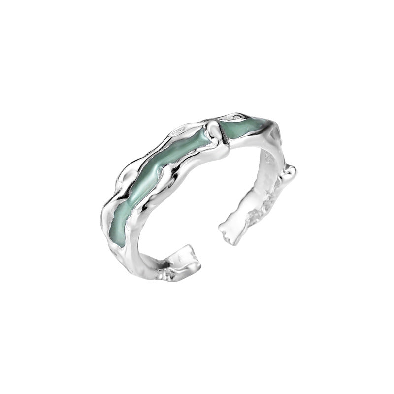 Special-shaped Epoxy Index Finger Ring Women