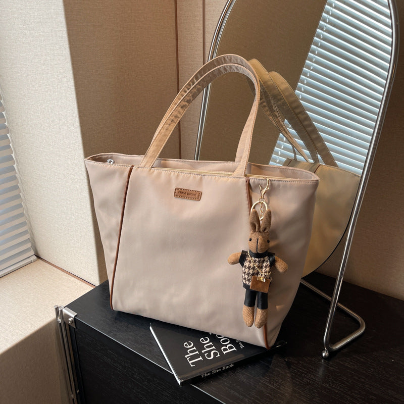 Bolso de mano de gran capacidad, bolso de hombro para ir al trabajo de estilo coreano, novedad de primavera y verano, bolso de mano de ocio que combina con todo