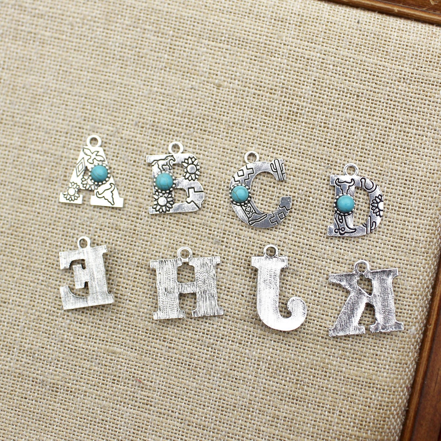 Fashion Alloy Alphabet Letter Earrings Accessories